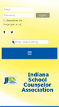 Mobile Screenshot of indianaschoolcounselor.org